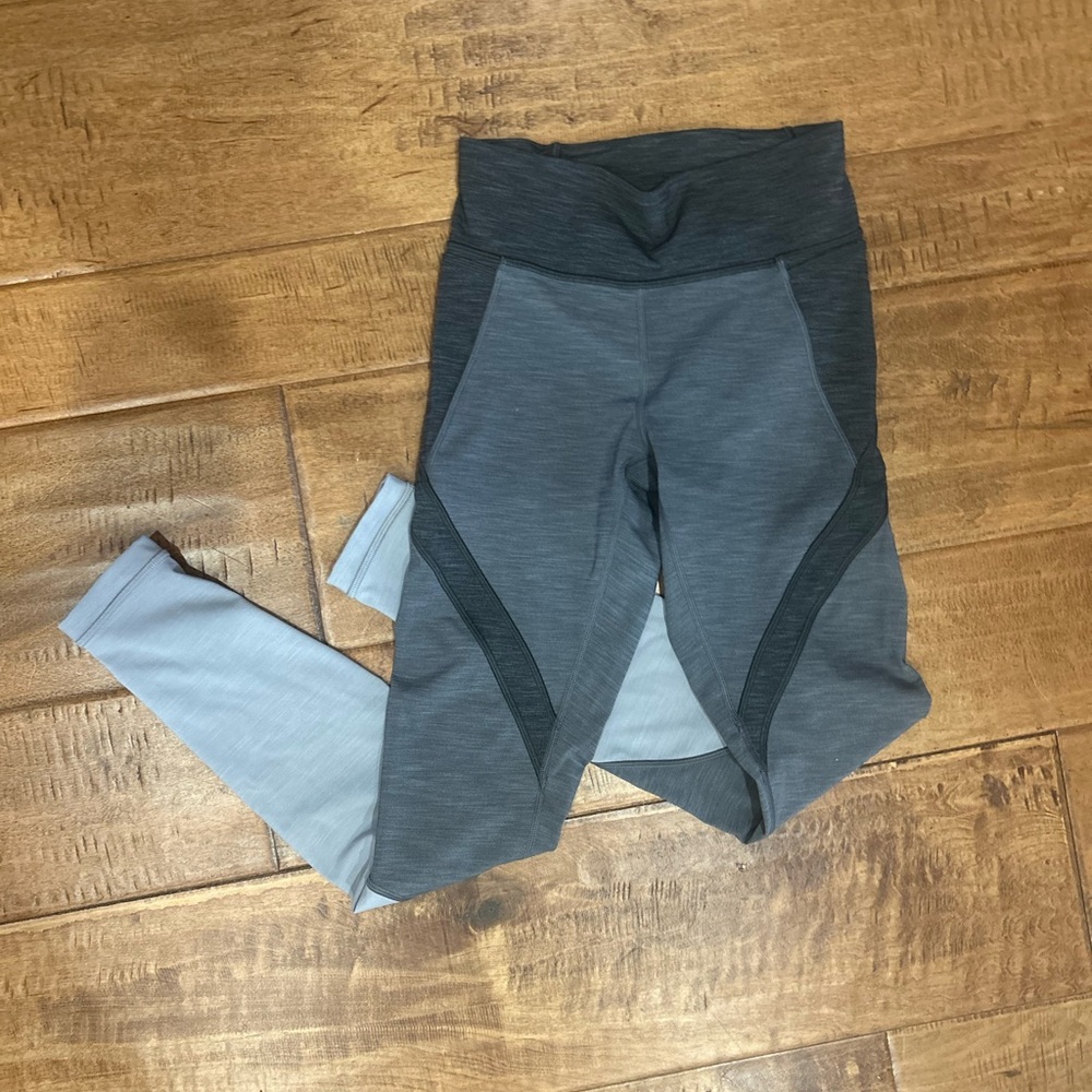 Stylish Gray and Black Lulu Leggings